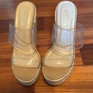 Soda Cream Tan Espadrille Shoes
